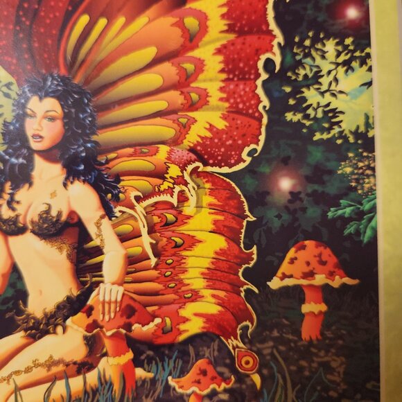 Thistle fairy artwork - vintage - Picture 3 of 6